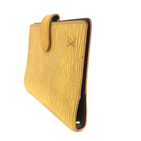 161074G V Louis Vuitton Notebook Cover Agenda PM Yellow Epi Leather - Picture 2 of 8